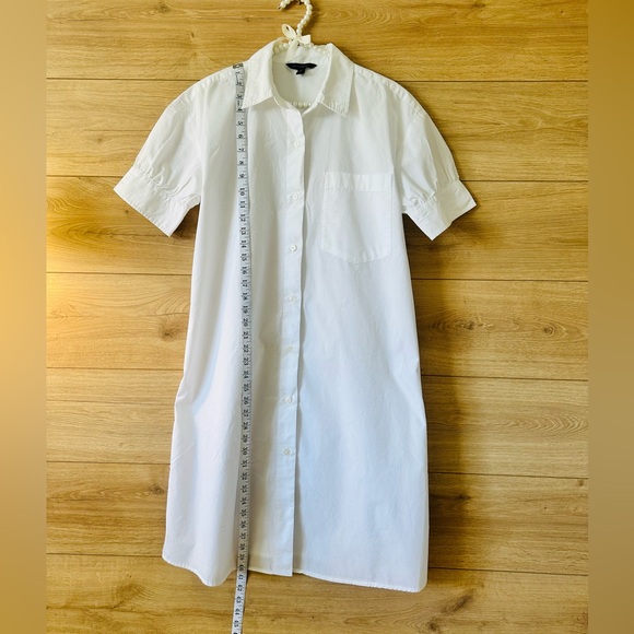 Banana Republic White Dress Shirt 100% Cotton - Picture 6 of 8